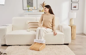 Aquecedor elétrico de pé e perna