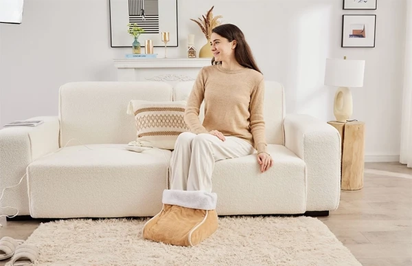 Aquecedor elétrico de pé e perna