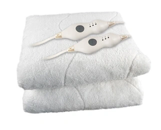 Almofada de colchão aquecida com controladores duplos de tamanho grande Queen King