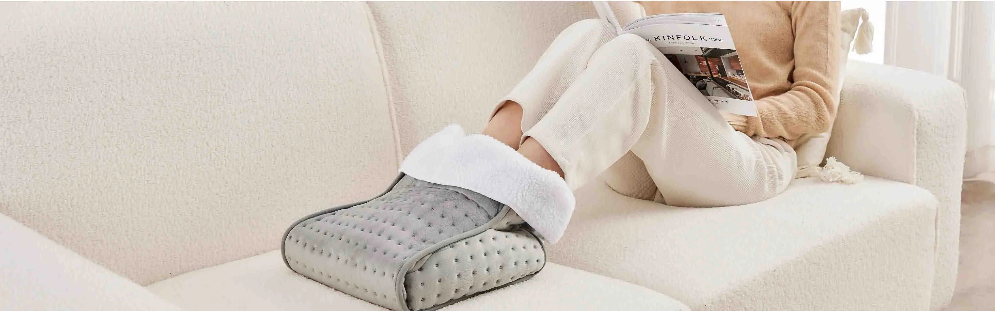 Aquecedor elétrico de pé e perna